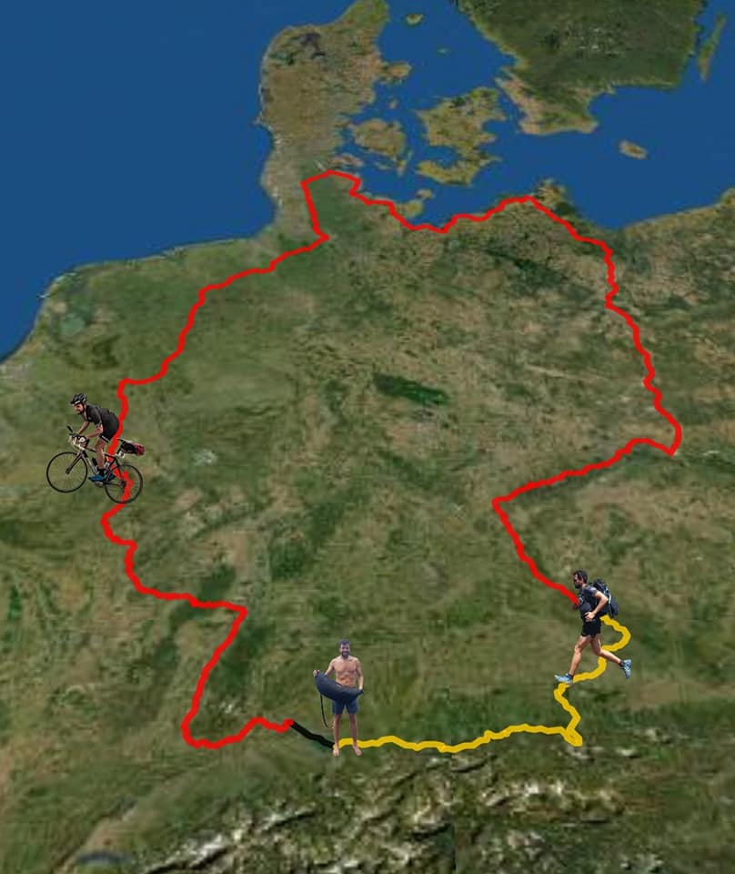 Un deportista extremo alemán dará la vuelta al mundo... ¡¡haciendo un triatlón!!
