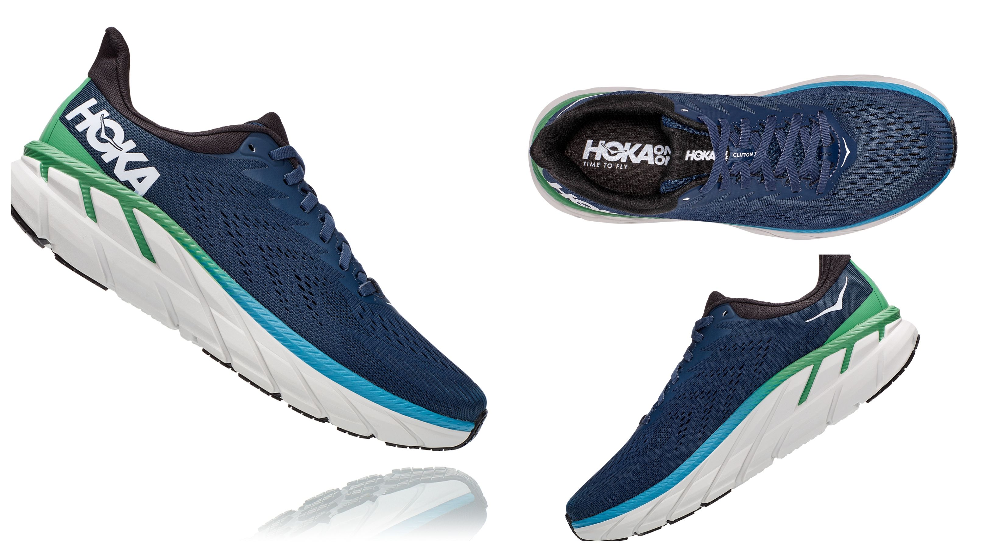 Hoka One One presenta las nuevas Clifton 7, una zapatilla ultra cómoda para correr a diario.