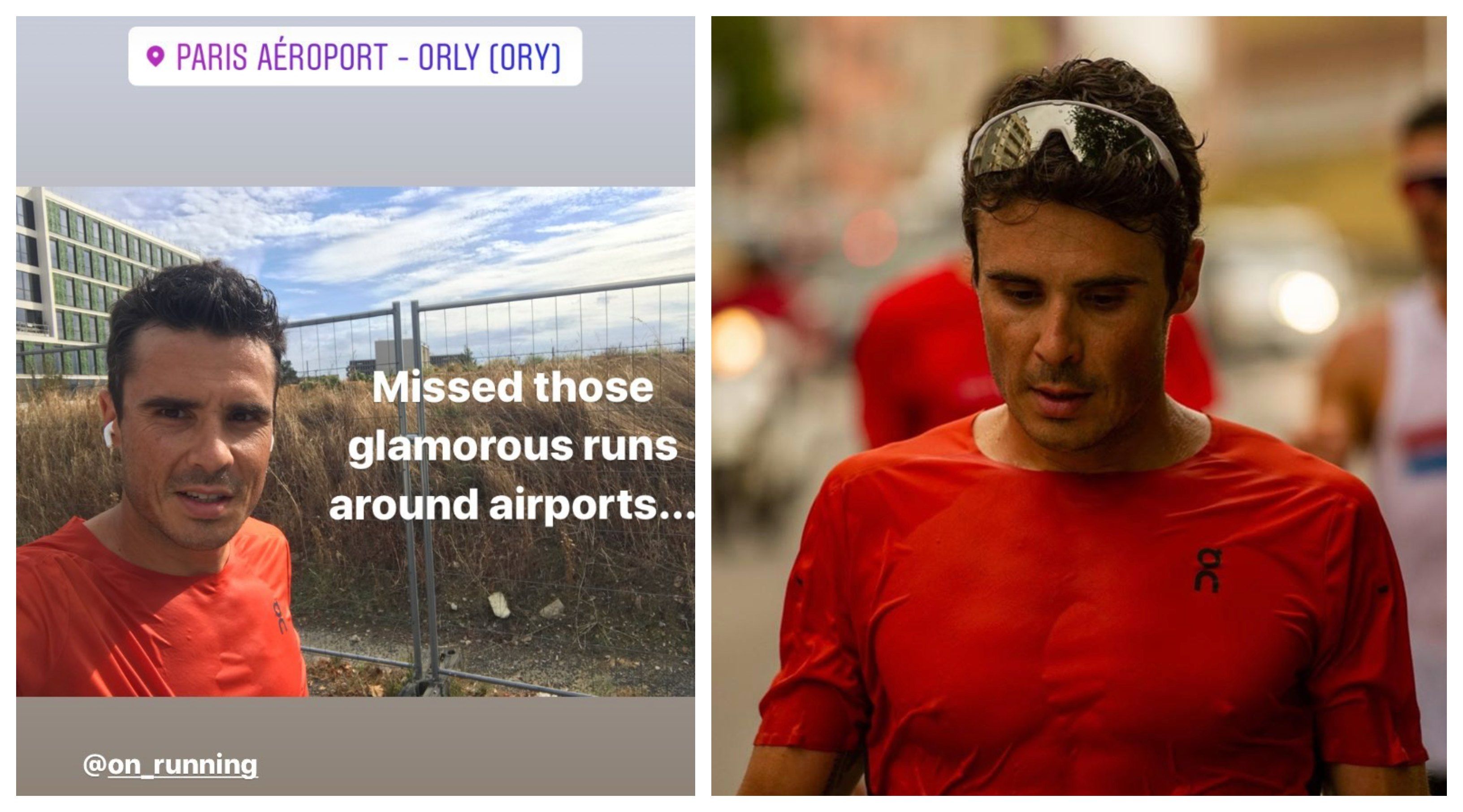 Noya: "Echaba de menos estas glamurosas carreras por los alrededores de los aeropuertos". Noya: "Echaba de menos estas glamurosas carreras por los alrededores de los aeropuertos".