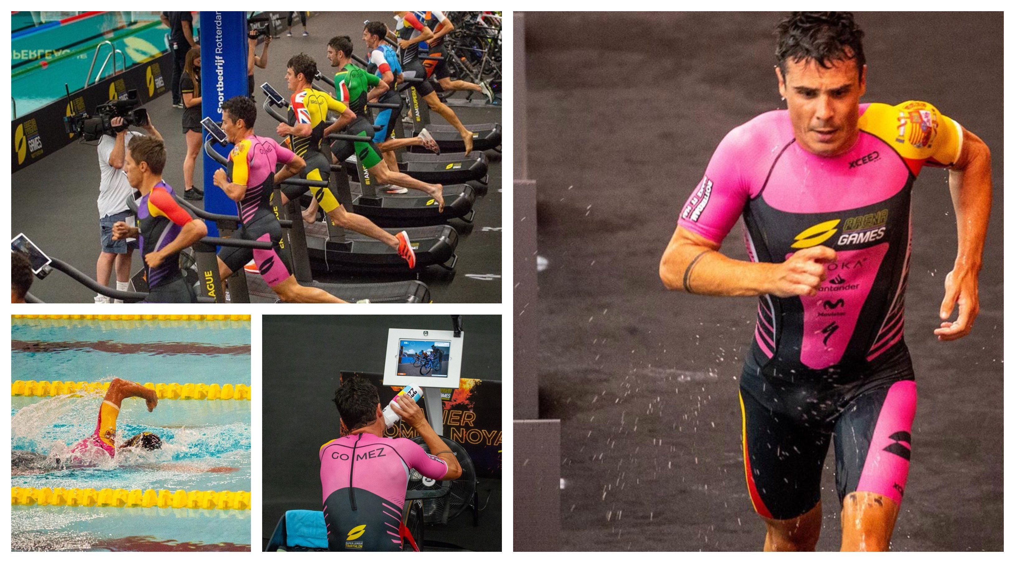 [VÍDEO] Así fue la espectacular competición 'indoor' y virtual de la Super League Triathlon.