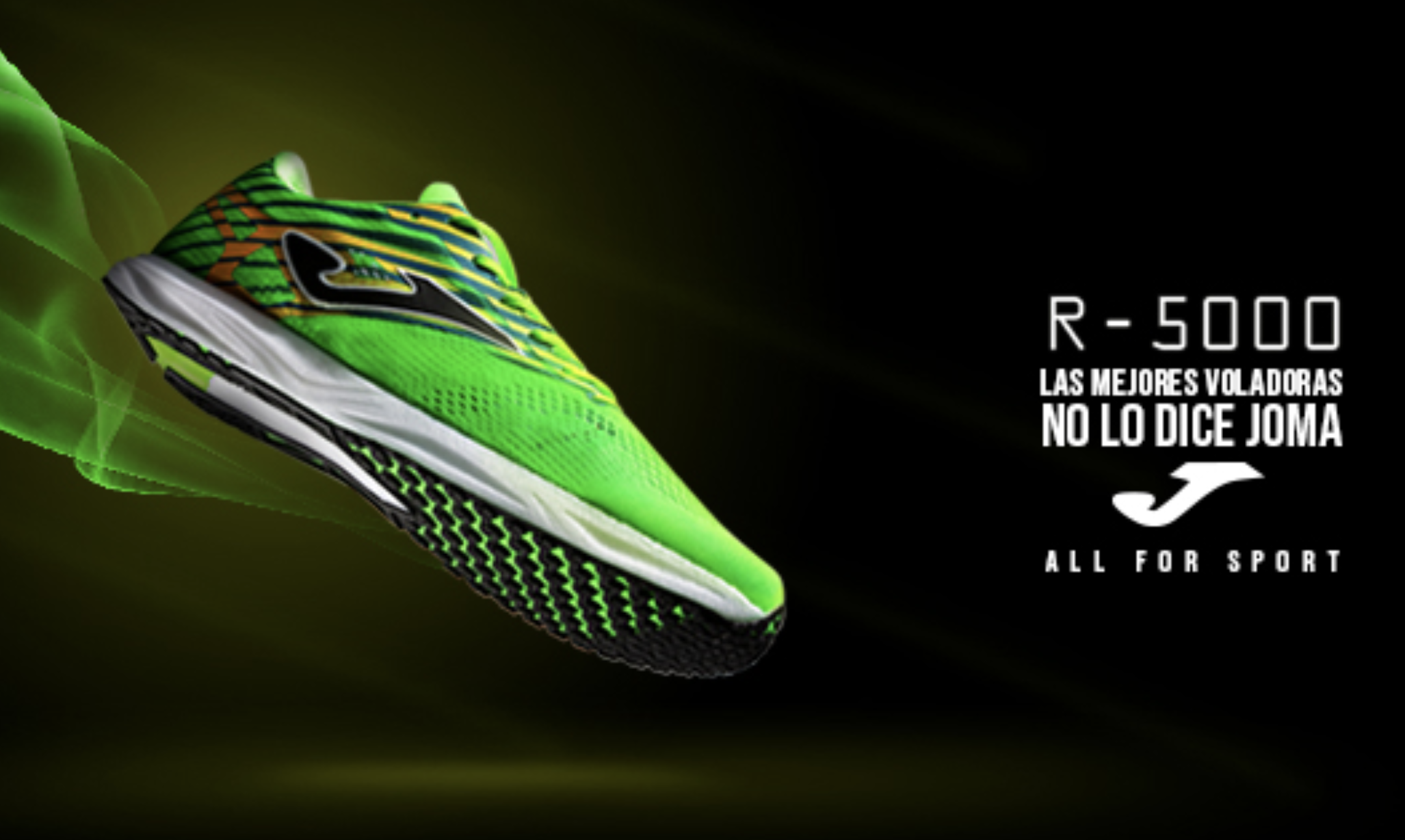 Así son las R-5000, las mejores voladoras de Joma.
