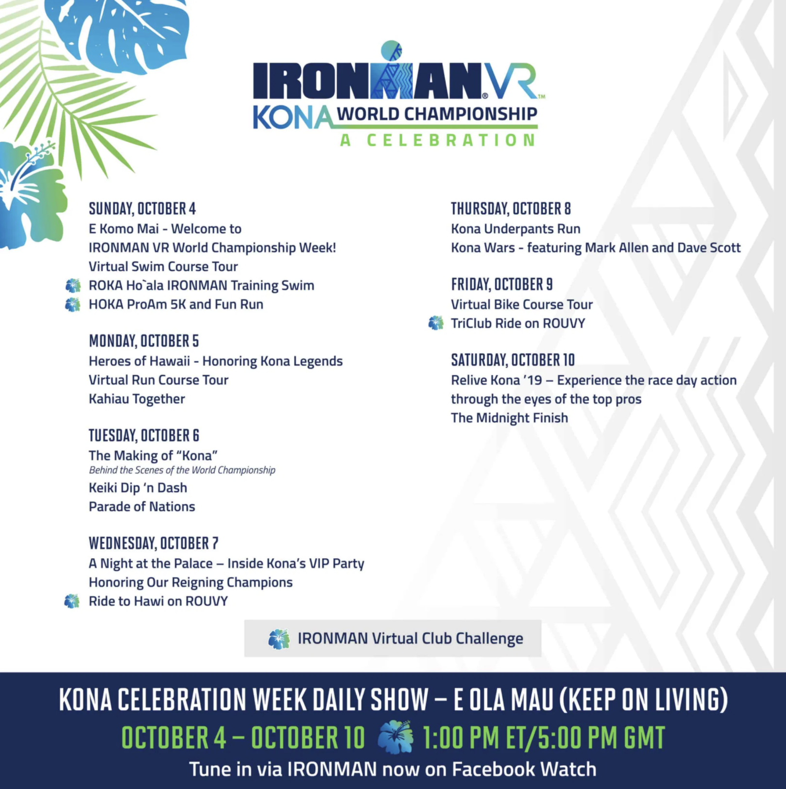 Así será Kona 2020: programación especial y un triatlón de larga distancia virtual. Así será Kona 2020: programación especial y un triatlón de larga distancia virtual.