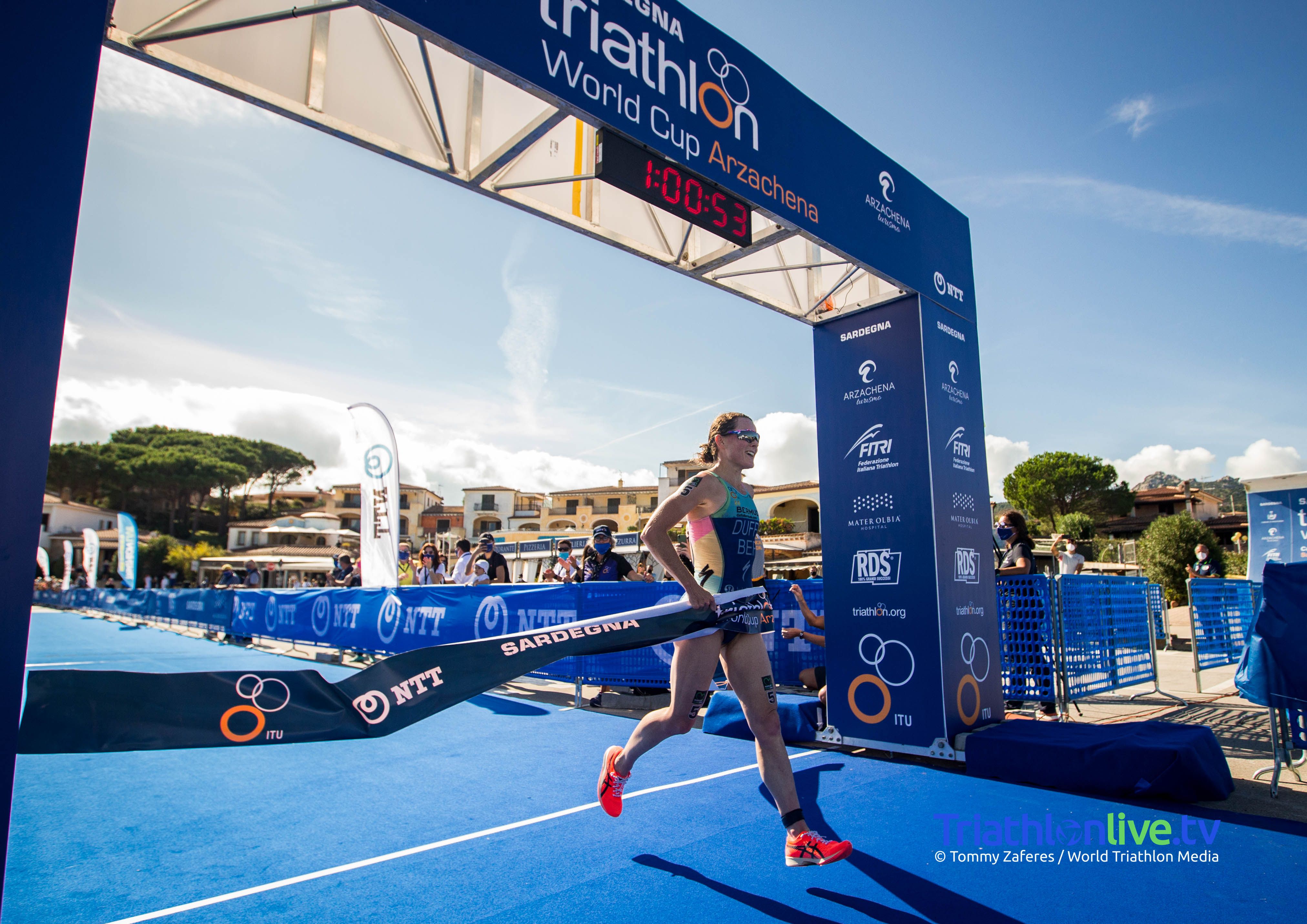 Flora Duffy gana la Copa del Mundo de Arzachena. Flora Duffy gana la Copa del Mundo de Arzachena.