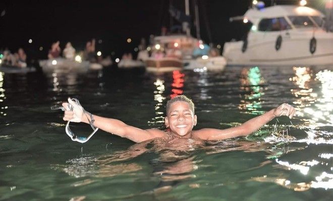 ¡¡Un niño de 12 años nada 40 km en aguas abiertas en 14 horas!!