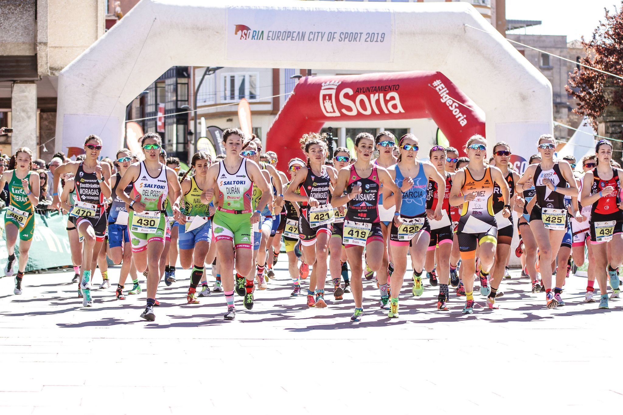 Soria acoge el Campeonato de España de Duatlón 2020 con medidas extremas de seguridad.