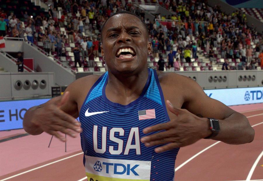 Christian Coleman, suspendido dos años por faltar a tres controles.