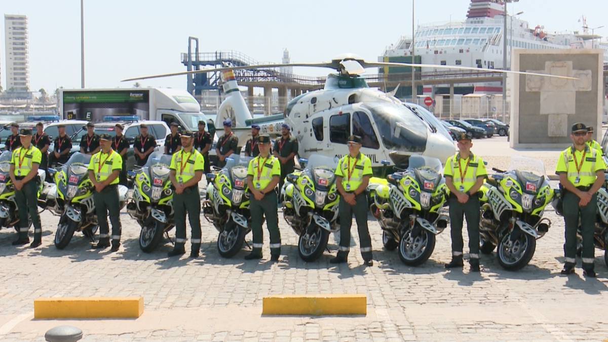 45 guardias civiles del dispositivo de la Vuelta, contagiados por la covid-19.