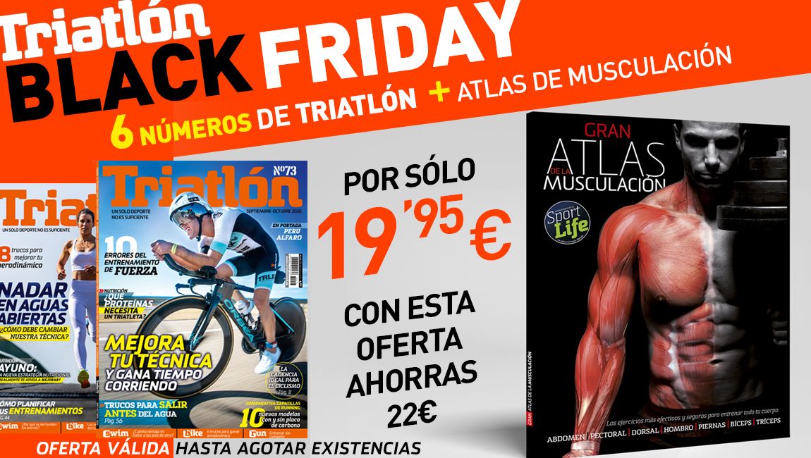 ¡¡No te pierdas el espectacular Black Friday de Revista Triatlón!! 