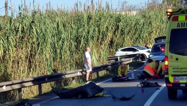 En libertad el conductor de 80 años que atropelló mortalmente a dos ciclistas en el Papiol.