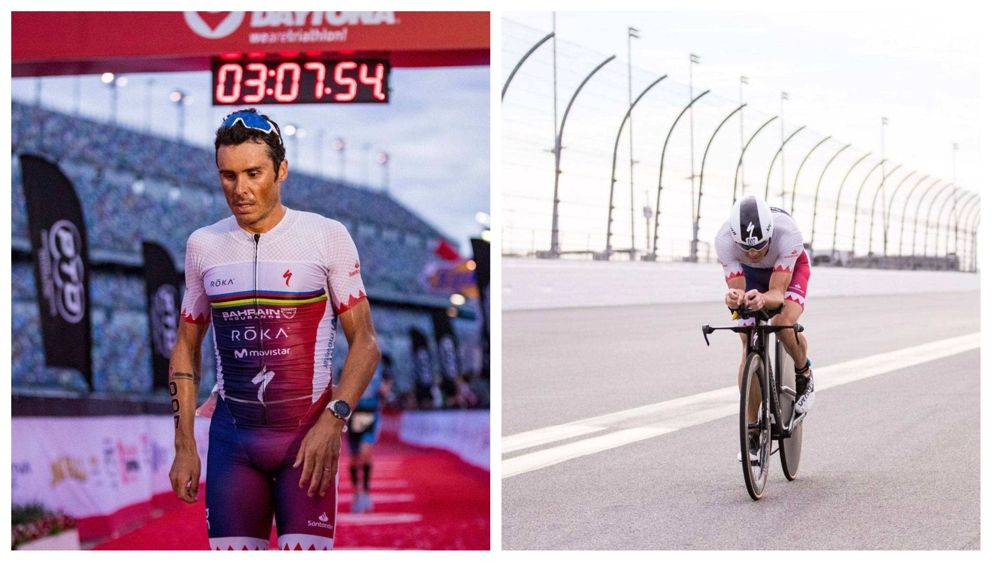 "En los últimos 30 km de bici mis glúteos no aguantaron y tuve que ceder tiempo".