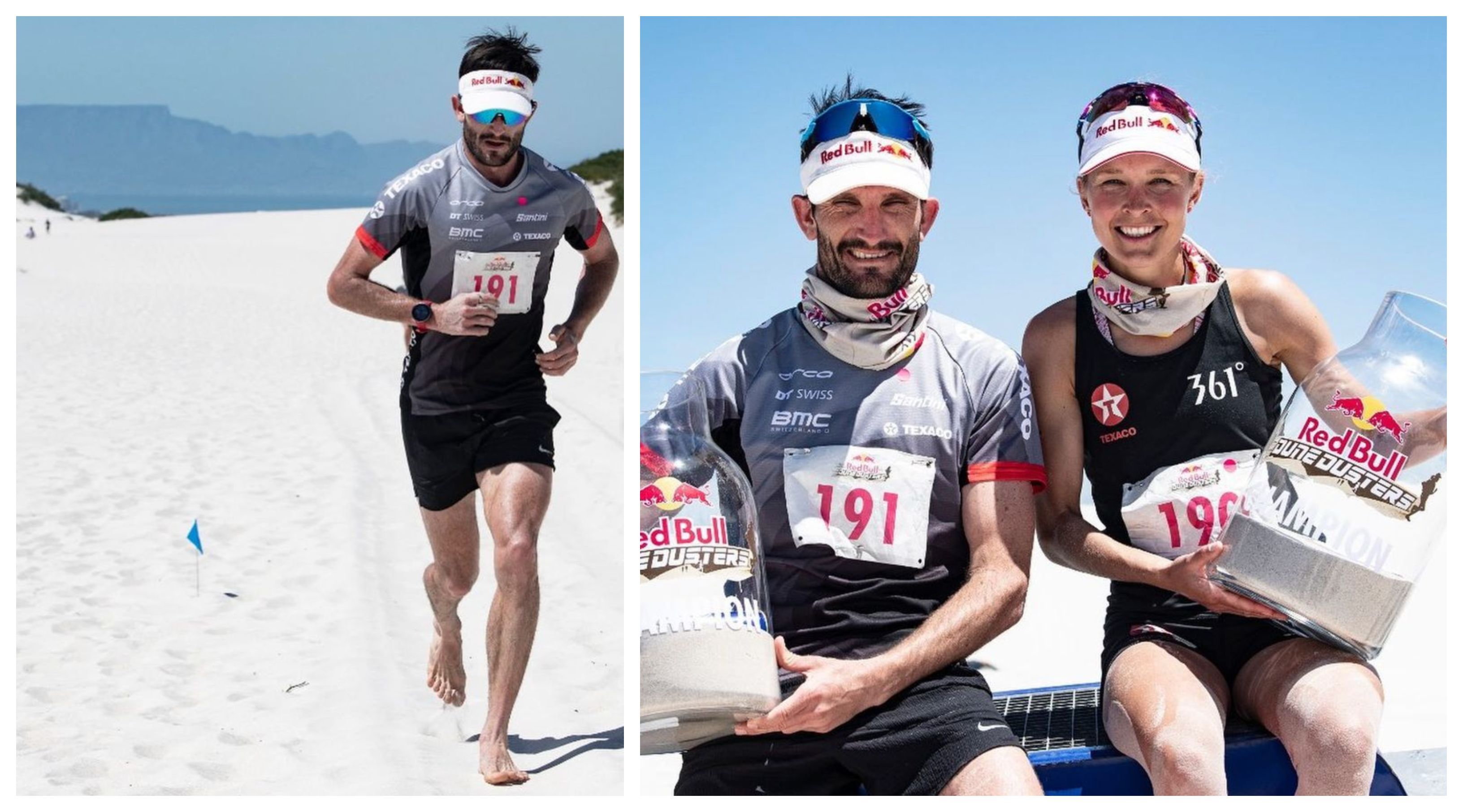 ¡Una estrella de las WTS logra su primera victoria de 2020 corriendo descalzo por las dunas!