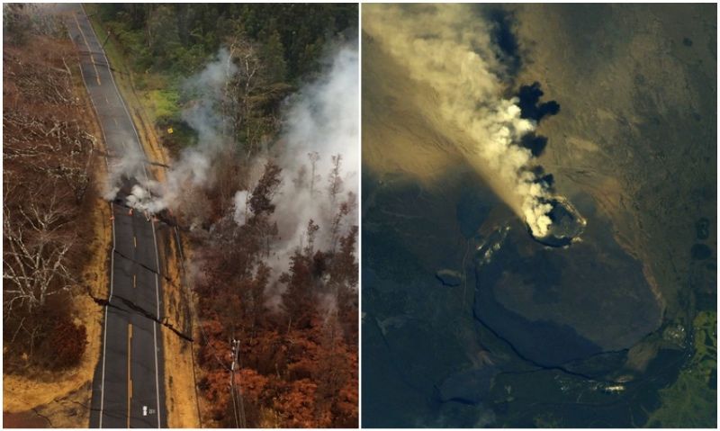 El volcán Kilauea de Hawaii vuelve a entrar en erupción.