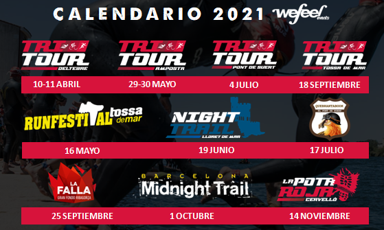 CALENDARIO 2021 WEFEEL EVENTS CALENDARIO 2021 WEFEEL EVENTS
