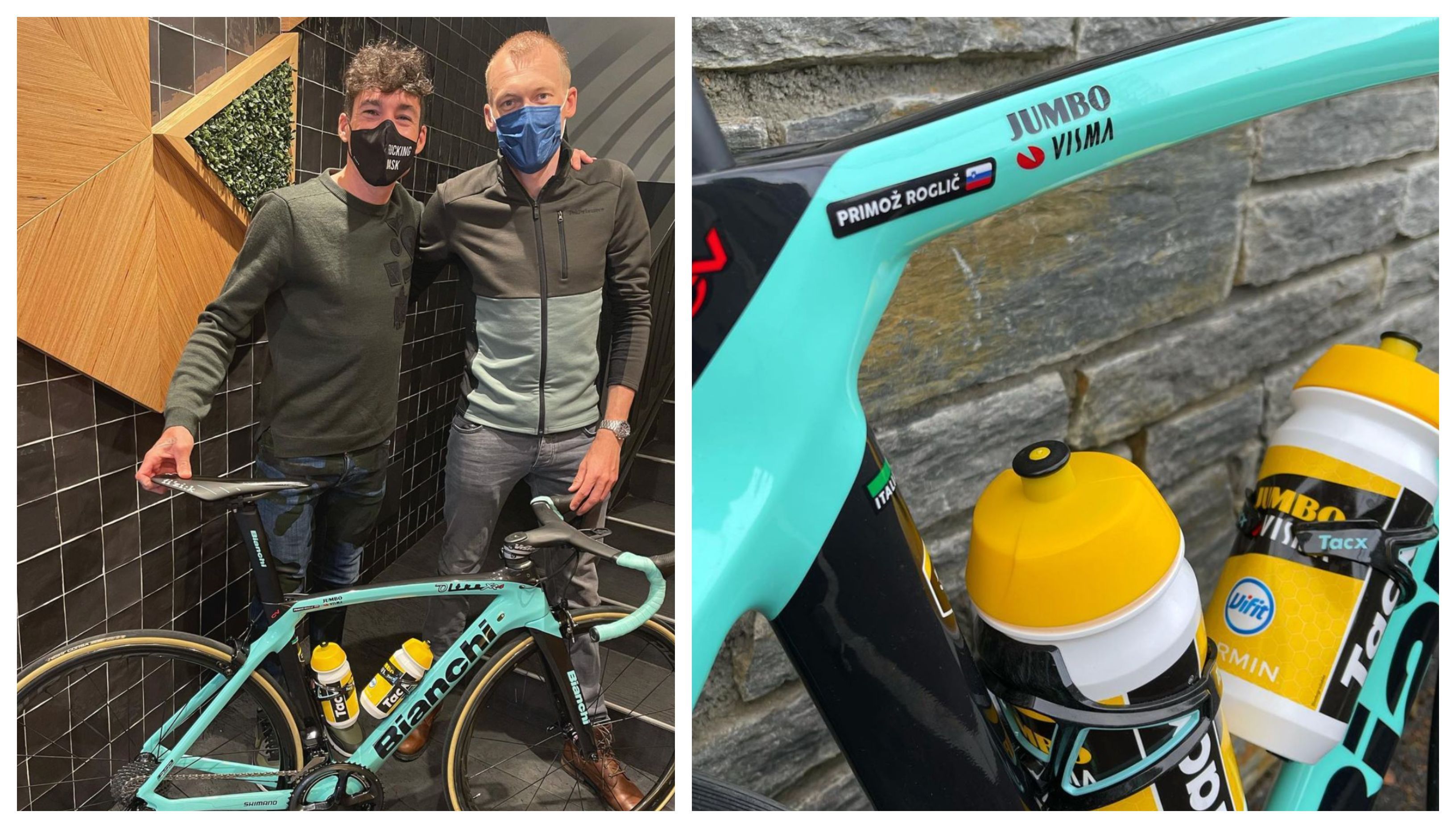 La nueva 'pieza de museo' de Aleix Espargaró: la bici que usó Primoz Roglic para ganar la Vuelta.