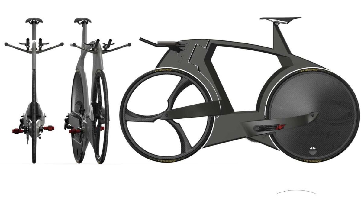 La bici futurista para IRONMAN que se ha fabricado el ex ciclista profesional Adam Hansen.