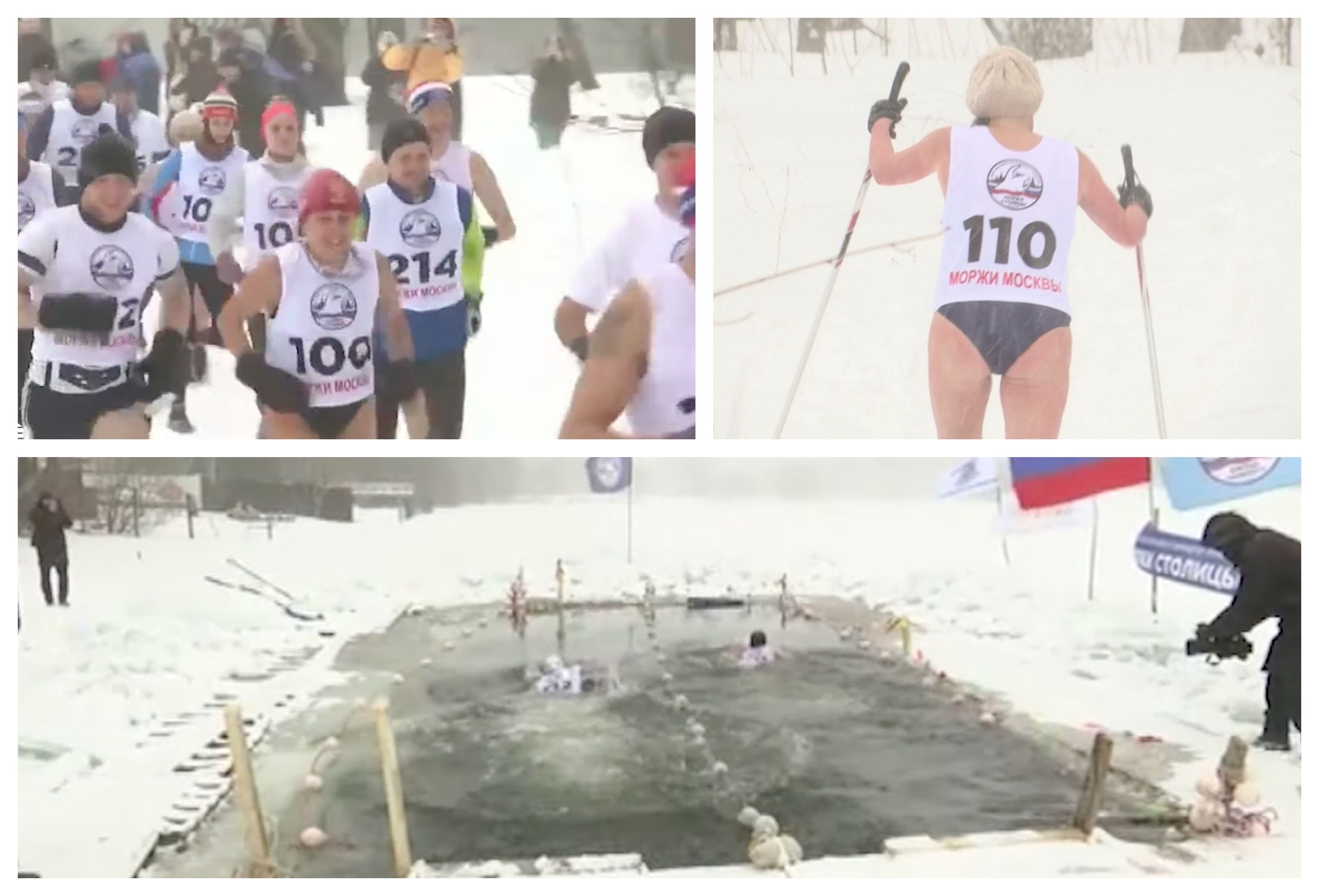 [VÍDEO] Ya está aquí el Criatlón: un triatlón bajo cero y en ropa interior.