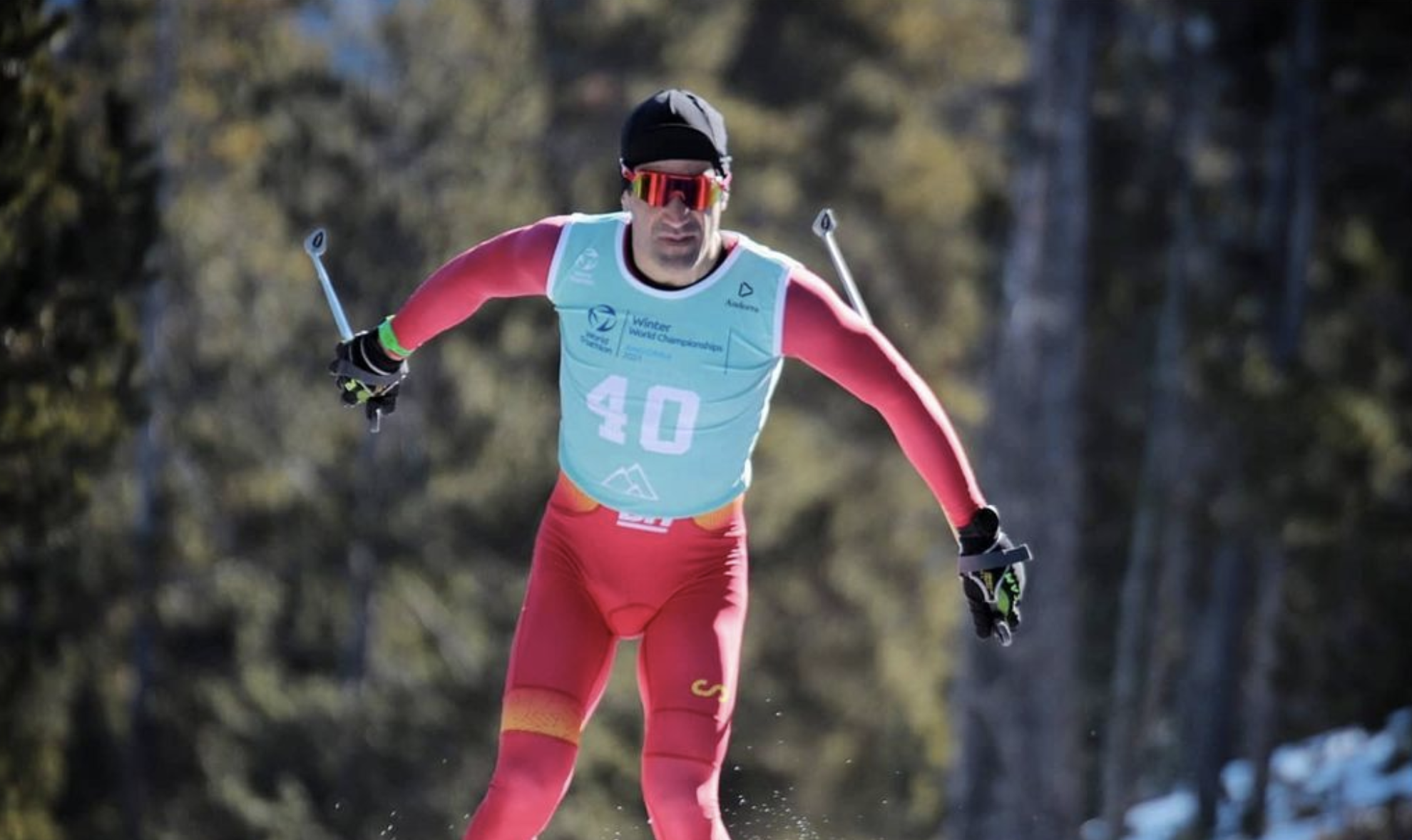 Enara Oronoz, 11ª; y Eneko Llanos, 18º, en el Campeonato del Mundo de Triatlón de Invierno.