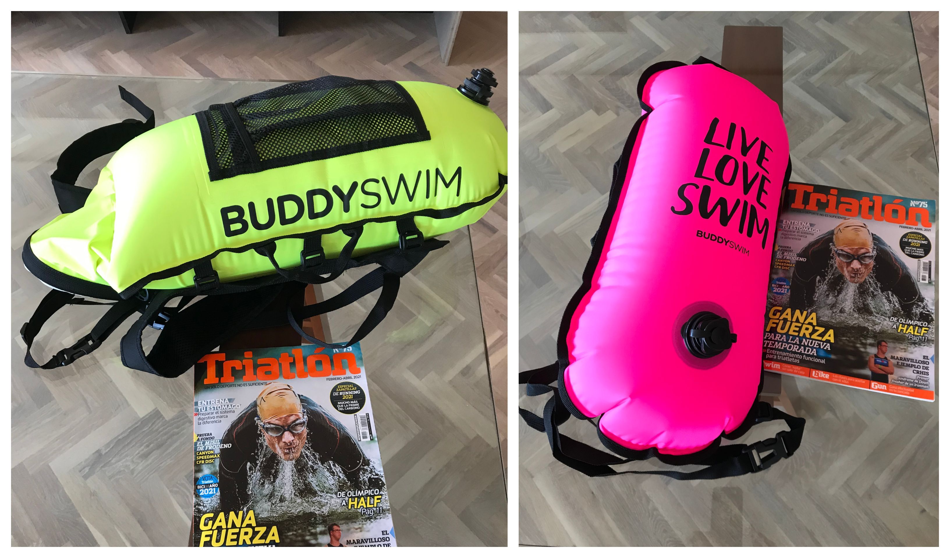 Así son las nuevas boyas de BUDDYSWIM.