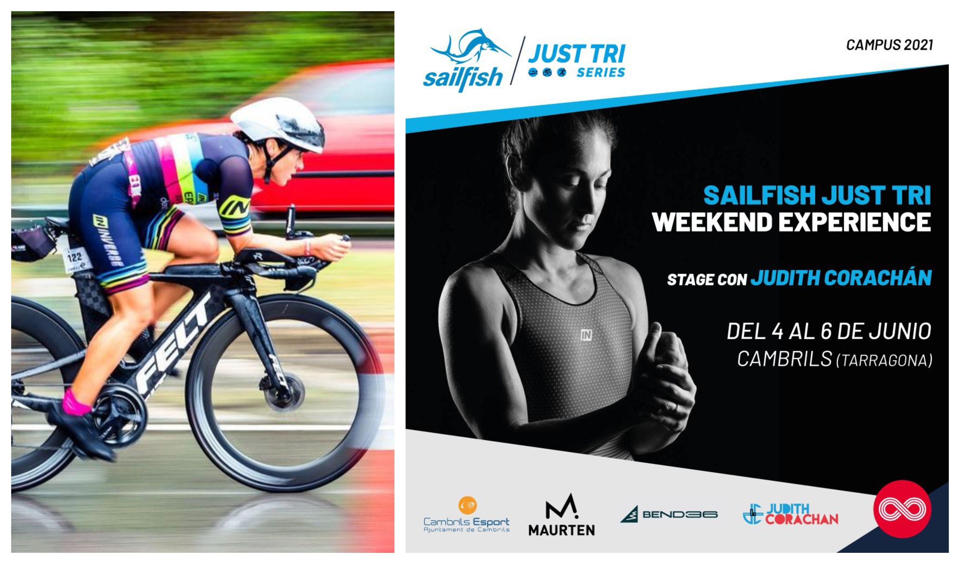 Sailfish Just Tri Weekend Experience: comparte campus de triatlón con Judith Corachán.
