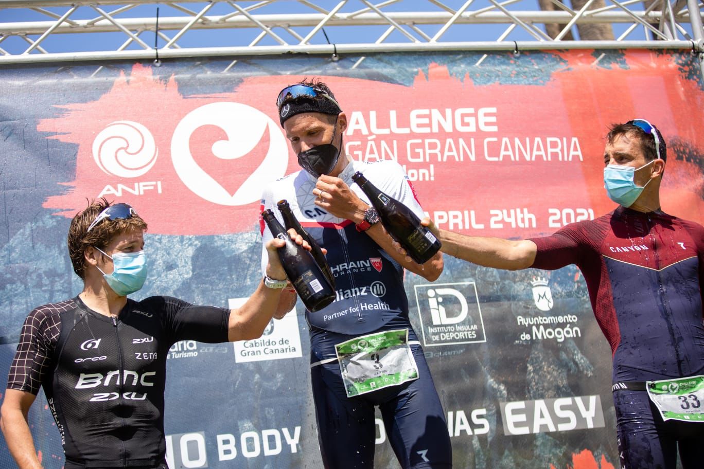 Jan Frodeno conquista el Challenge Mogán Gran Canaria... con Pablo Dapena 'pisándole los talones'.