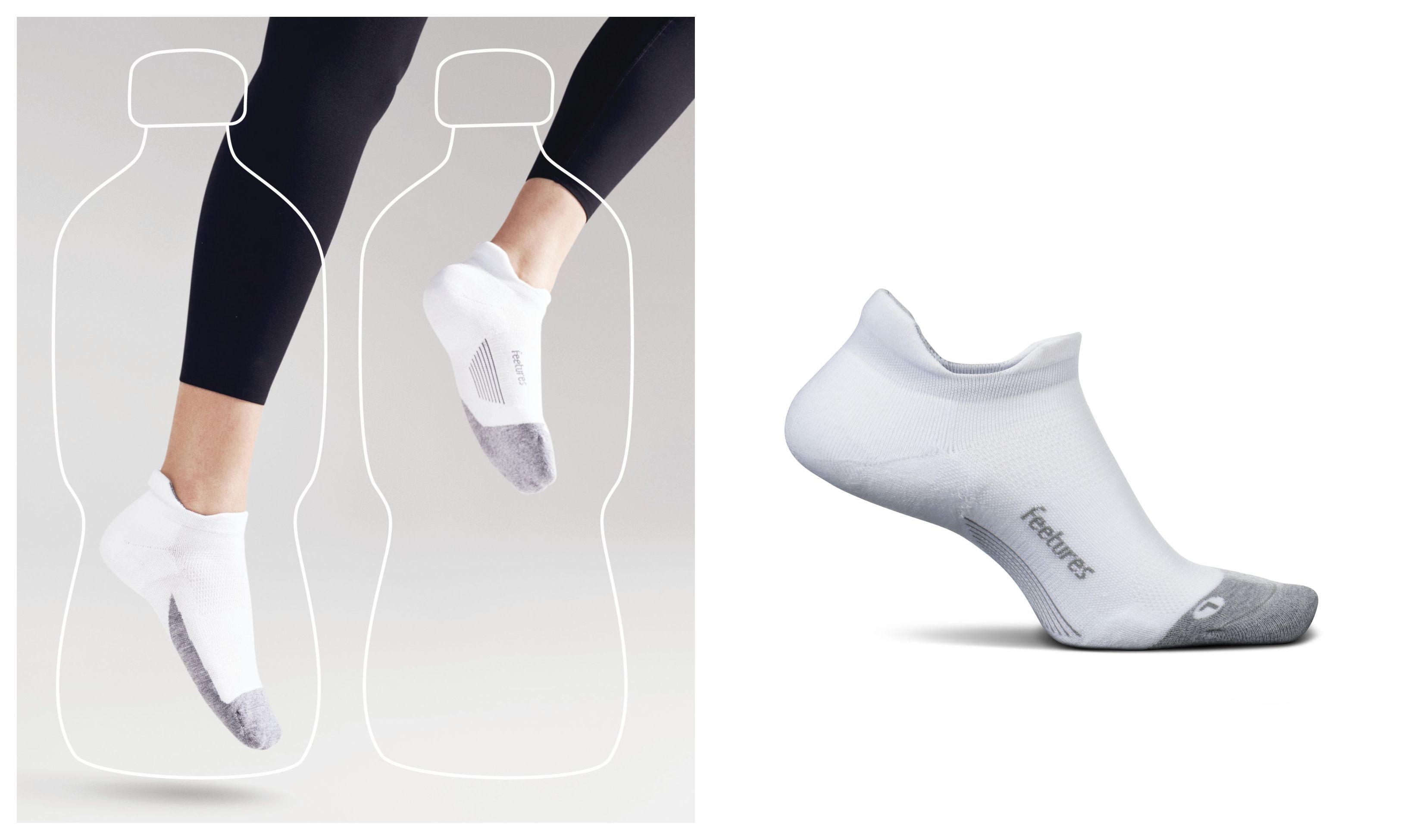  Elite Max Cushion, los 'calcetines ecológicos'... hechos con dos botellas de plástico.