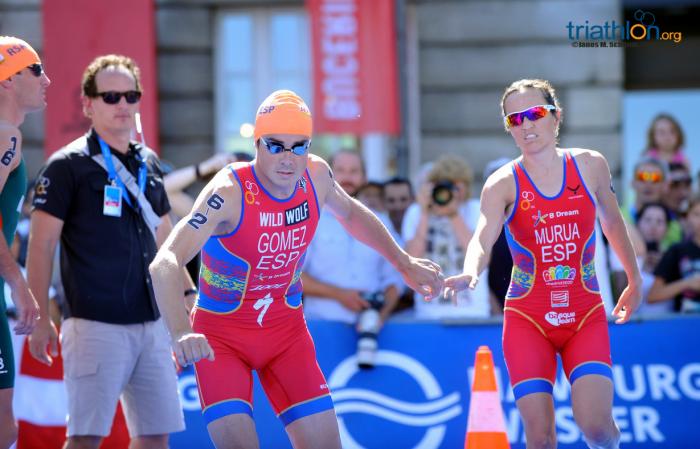 Una guía para conocer el relevo mixto de triatlón.
