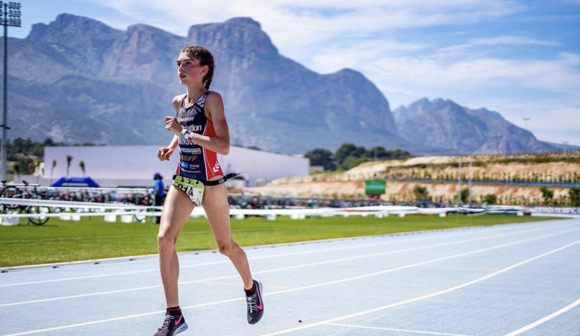 La triatleta Carla Domínguez, campeona de Europa sub-20 de 5.000 metros.