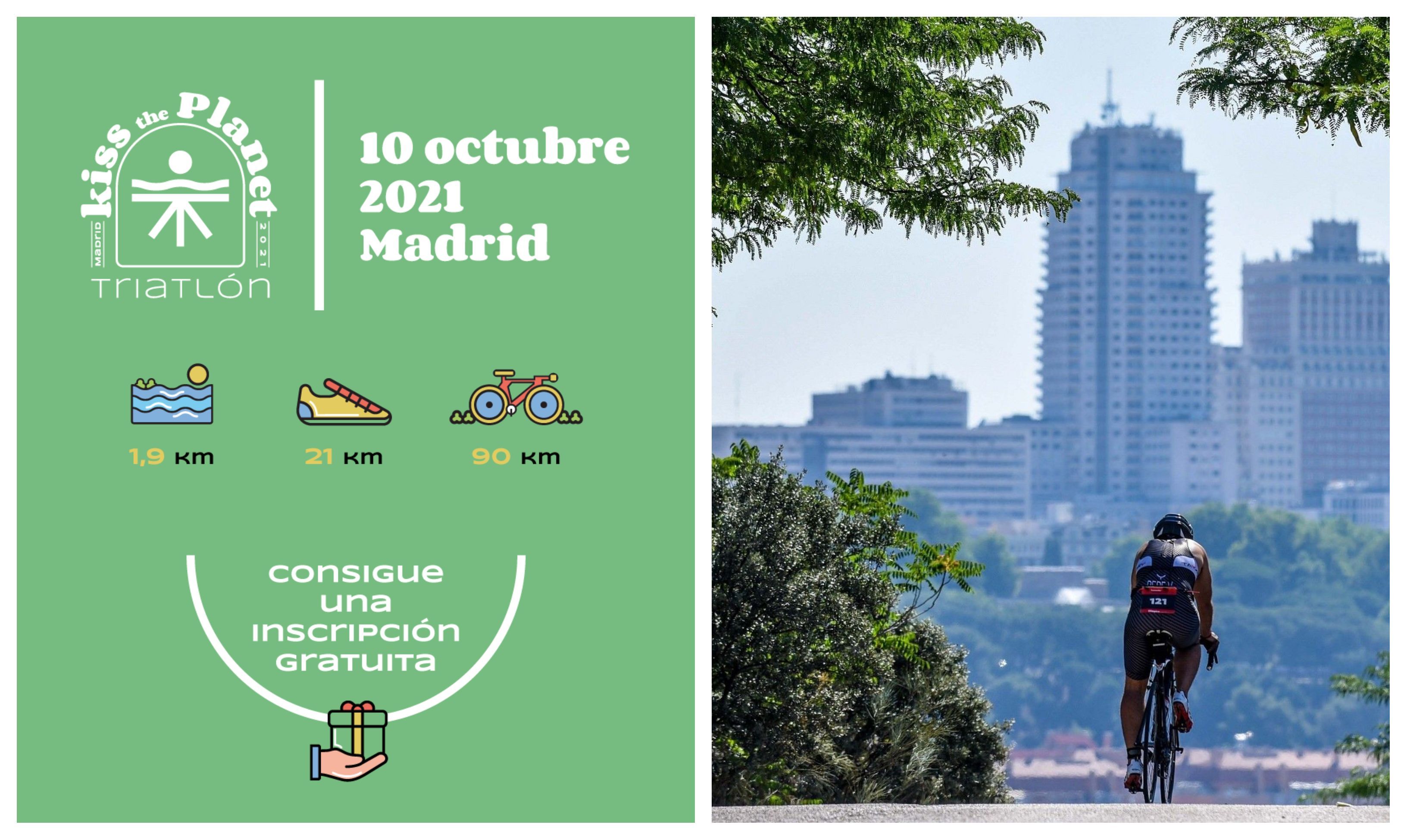 Abiertas las inscripciones para el nuevo Triatlón de Madrid de media distancia.