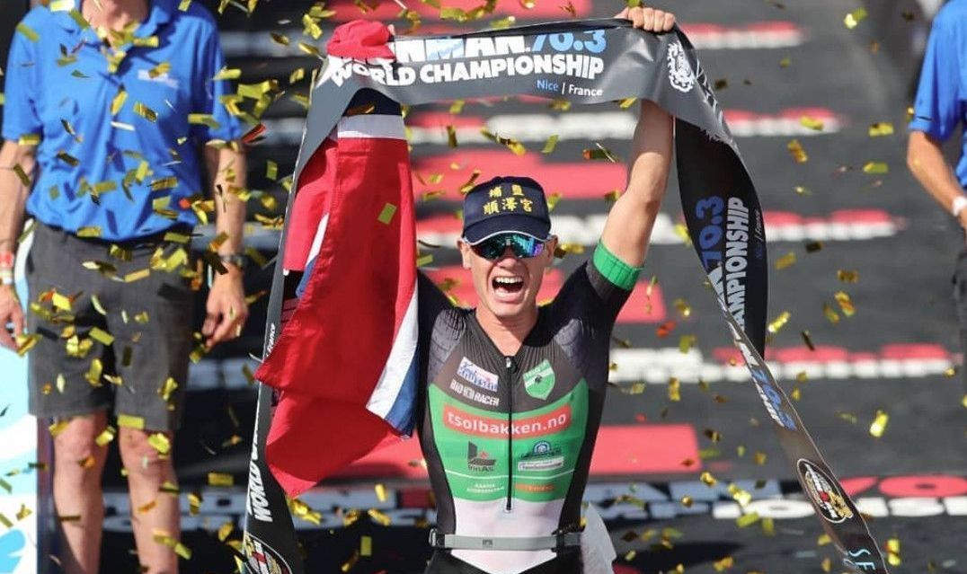 Gustav Iden vuelve a reinar en el Mundial IRONMAN 70.3.