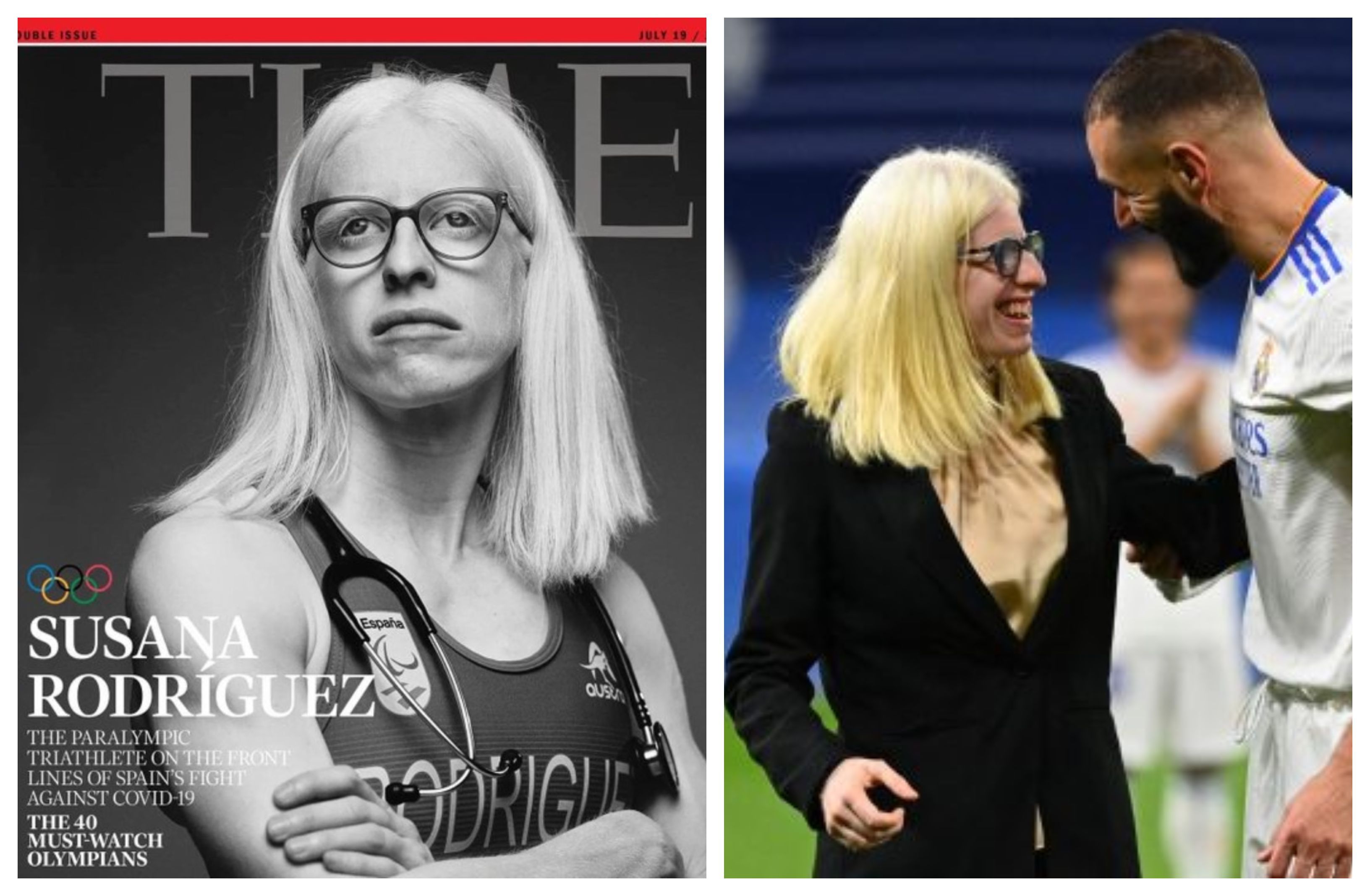 Susana Rodríguez: portada del Time, oro en Tokio... y saque de honor en el Bernabéu.