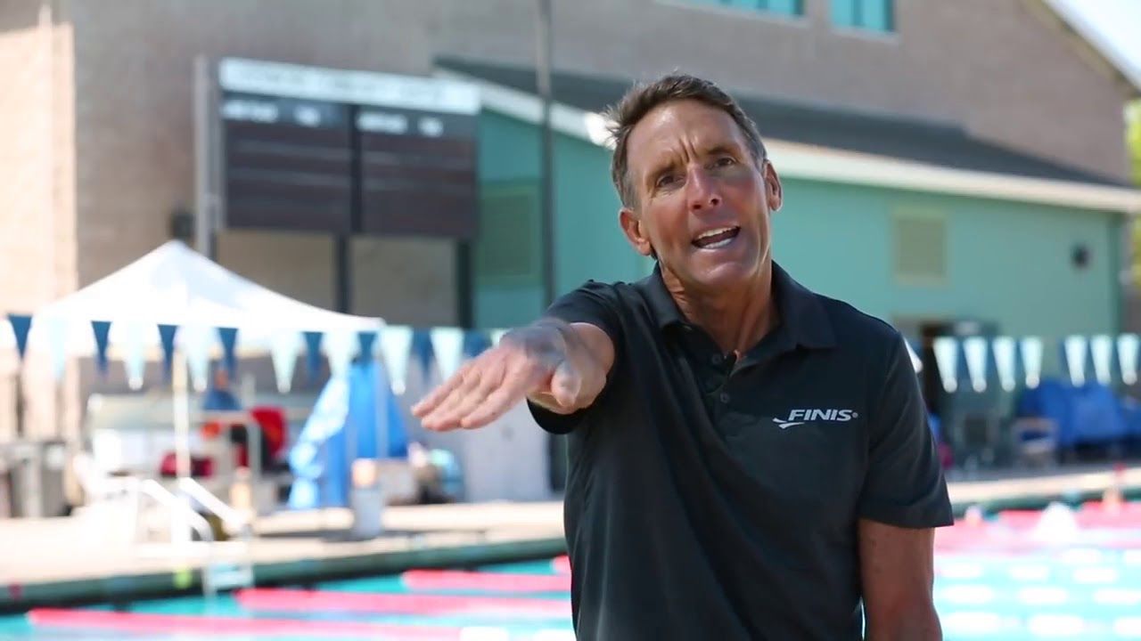 Entrenando en seco la natación con el seis veces campeón del IRONMAN de Hawaii.