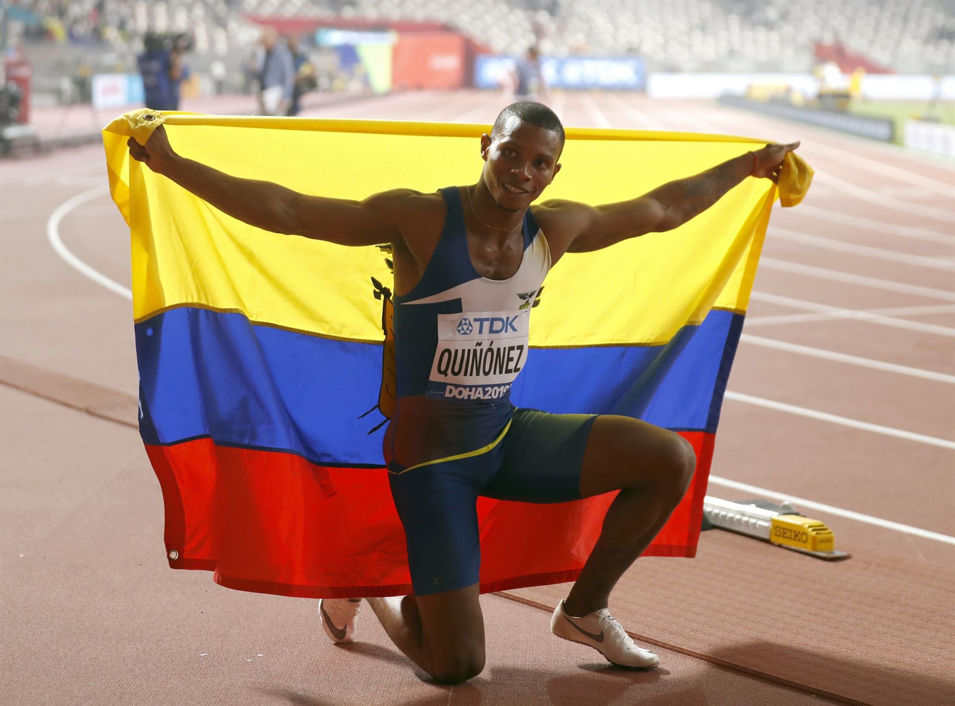 El atleta ecuatoriano Alex Quiñónez, asesinado en Guayaquil El atleta ecuatoriano Alex Quiñónez, asesinado en Guayaquil