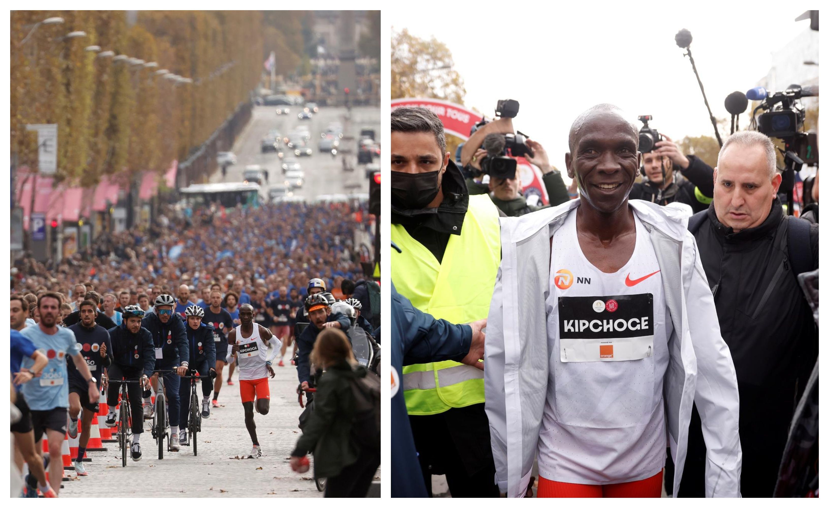 Los parisinos compiten con Kipchoge para estar en el maratón popular de los JJOO 2024