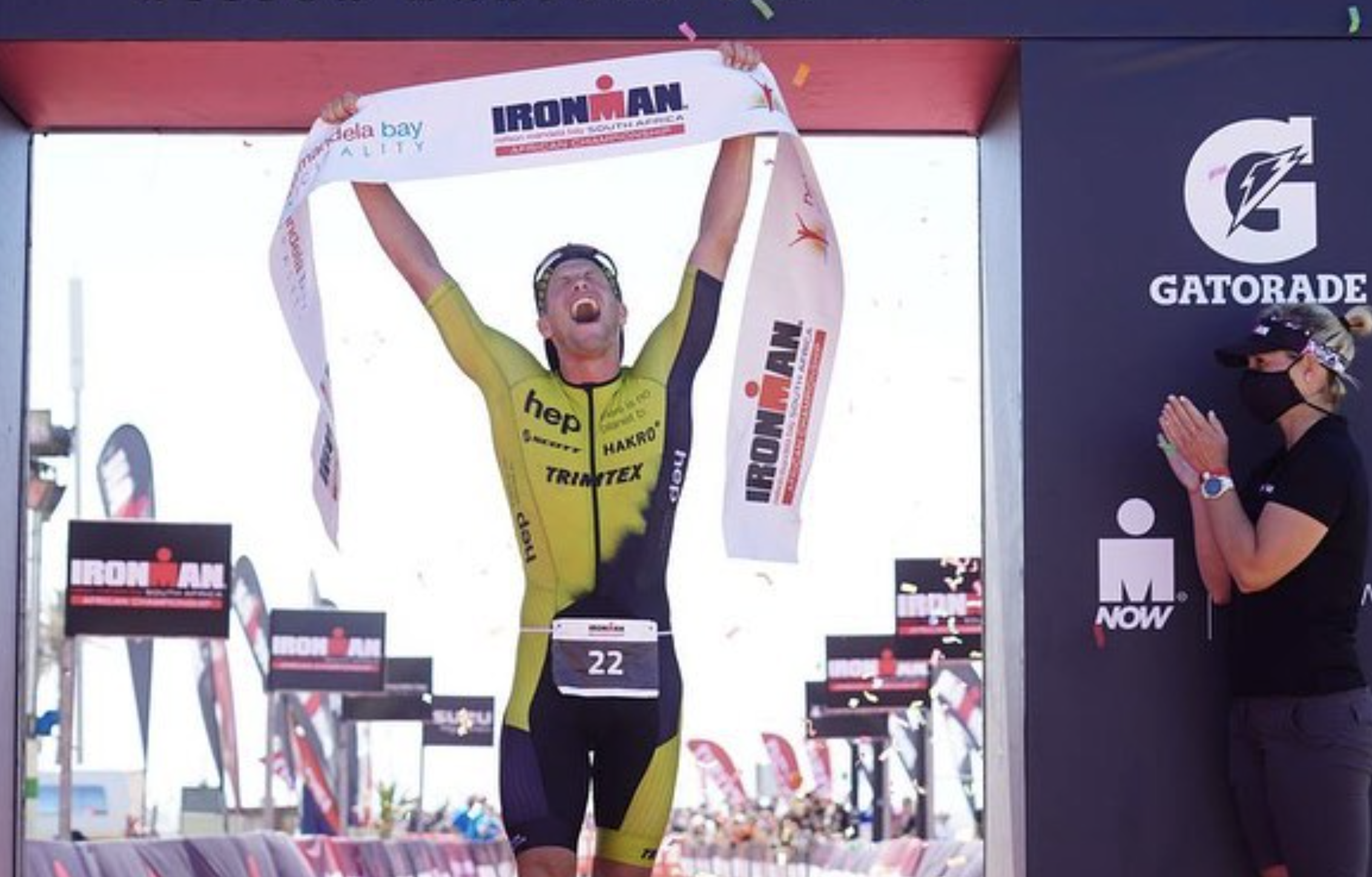 Maurice Clavel se impone a Sebastian Kienle en un duelo épico en el IRONMAN Sudáfrica