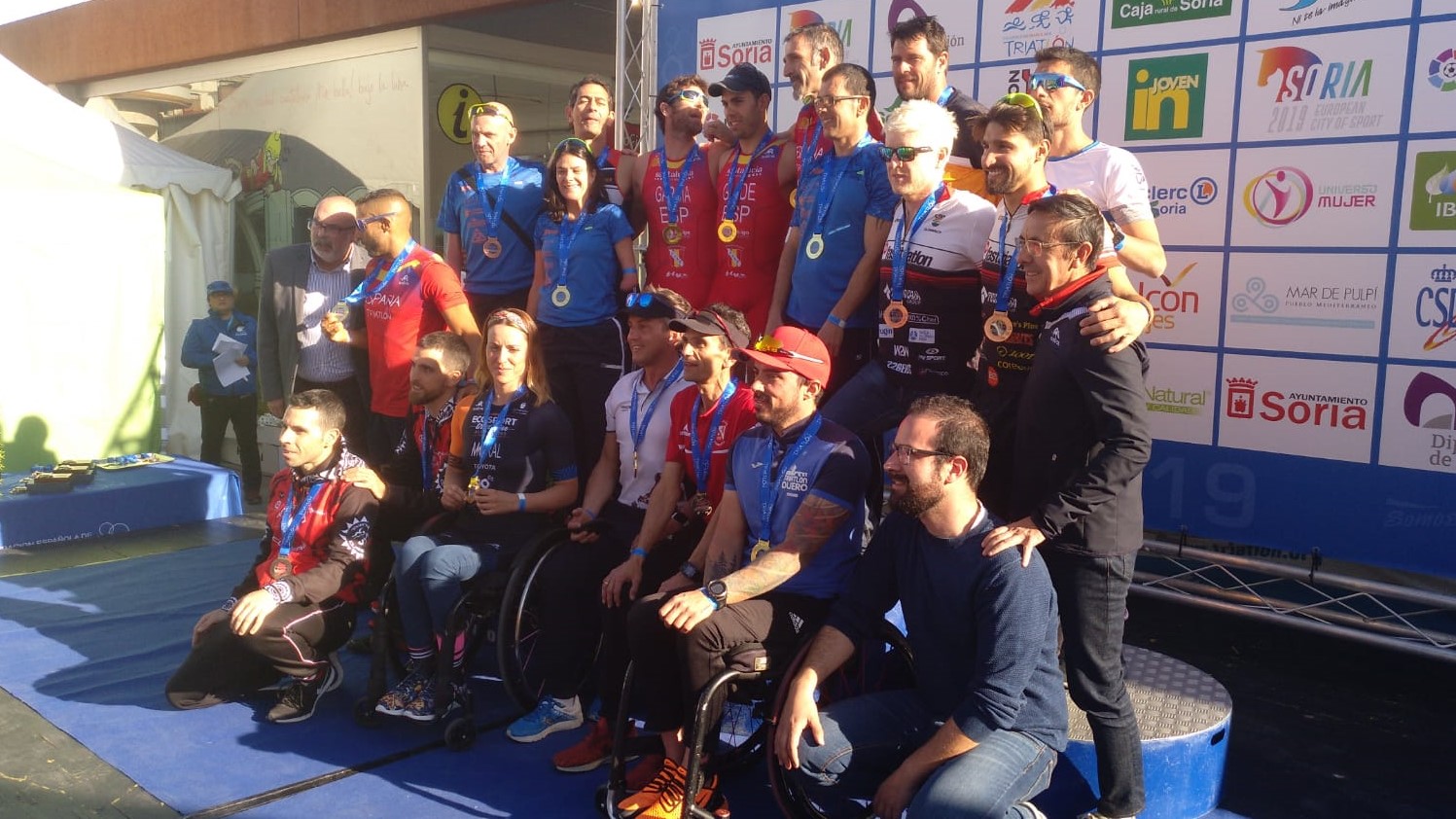 Irene Loizate y Antonio Benito, campeones de España de Duatlón