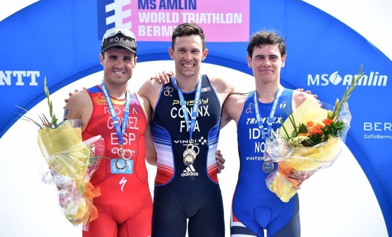 Noya agranda su leyenda: 2º en Bermudas en su regreso a las Series Mundiales de Triatlón