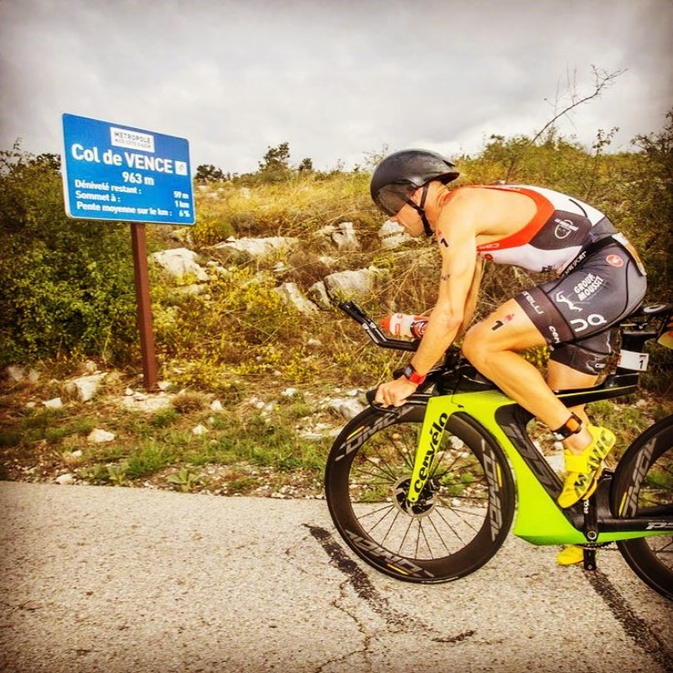 El entreno de calidad de Van Lierde... a diez días del Mundial 70.3 de Niza